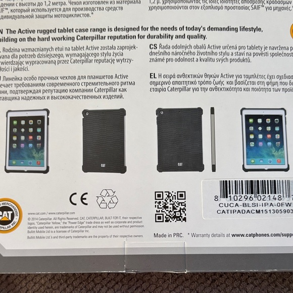 Caterpillar Active Urban Rugged Tablet Case - Black and Yellow - Picture 4 of 4